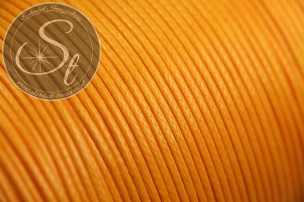 5 Meter orange gewachste Kordel ~1mm-31