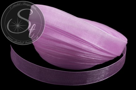 5m lila Organzaband 15mm-31