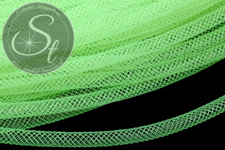0,5 Meter neon grüner Netzschlauch 4mm-31