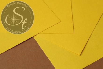 1 Stk. Papier-Bogen "Yellow" ~10,5cm x 7cm-31