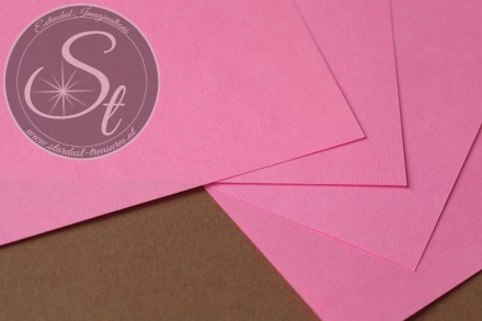 1 Stk. Papier-Bogen "Pink" ~10,5cm x 7cm-31