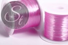 12m rosa elastischer Nylonfaden 0,8mm-20