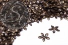 20 Stk. antik-bronzefarbene Blumen Perlenkappen 15mm-20