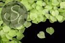 20 Stk. grüne Acryl-Blätter frosted 16mm-20
