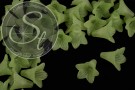 5 Stk. grüne Acryl-Blüten frosted 23mm-20
