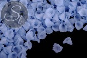 20 Stk. blaue Acryl-Blüten frosted 12mm-20
