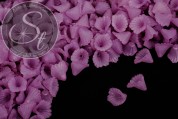 20 Stk. lila Acryl-Blüten frosted 12mm-20
